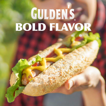 Gulden'S Bold Yellow Mustard Squeeze Bottle, Keto Friendly, 12 Oz, Package May Vary