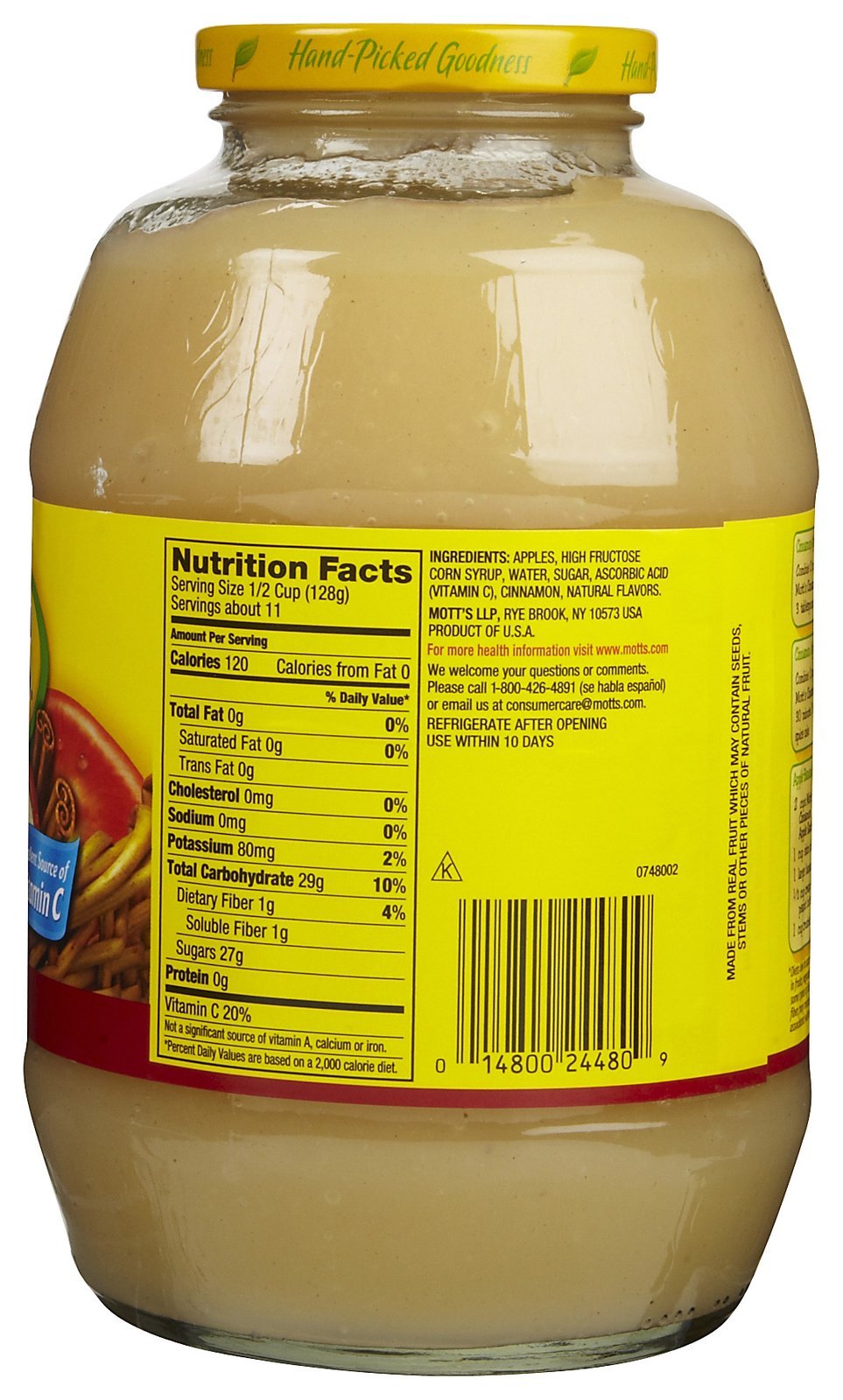 Motts Cinnamon Applesauce 48 oz