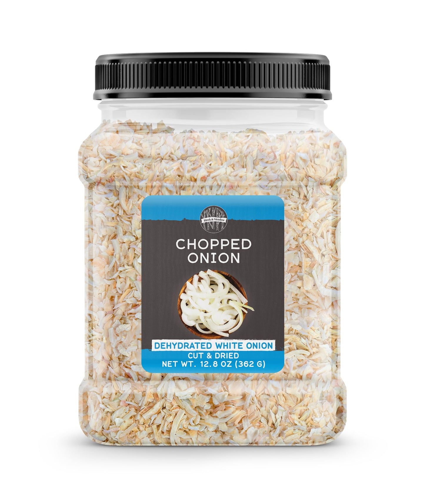 Birch & Meadow Chopped Onions, 12.8 oz, Cut & Dried, Soups & Casseroles, Versatile Ingredient