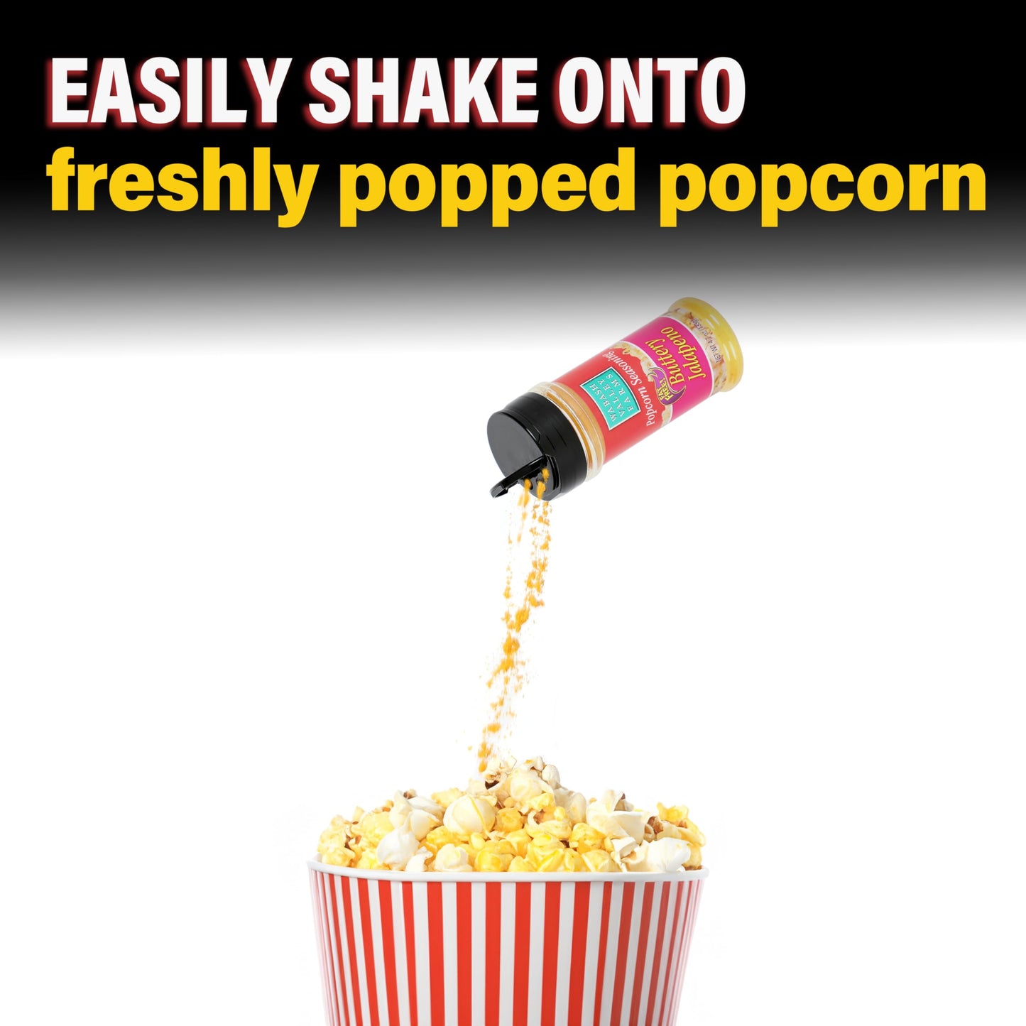 Wabash Valley Farms Jalapeno Popcorn Seasoning - Buttery Flavor, 4.7 oz