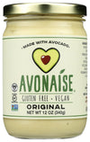 Avonaise Original Avocado Mayonnaise, Gluten Free, Vegan, 12 Ounce (Pack of 6)