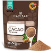 Navitas Organics Cacao Powder, Regenerative Organic Certified, Non-GMO, Fair Trade, Gluten-Free, 8oz. Bag, 15 Servings