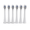 Waterpik Compact Size Replacement Brush Heads With Covers For Sonic-Fusion Flossing Toothbrush Sfrb-2Ew, 6 Count White
