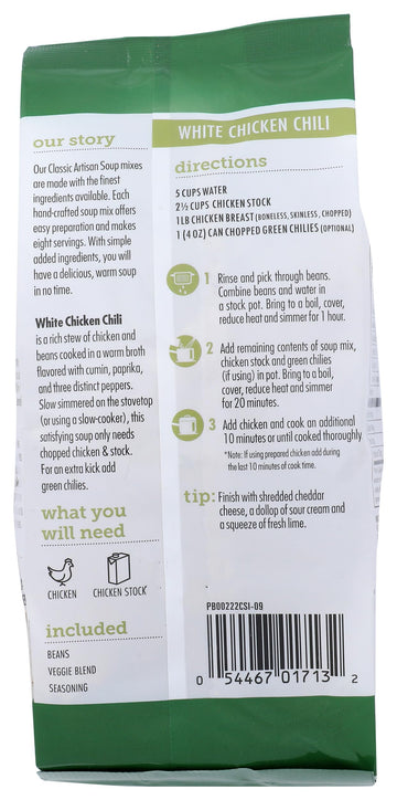 Canterbury Naturals, White Chicken Chili, 10.4 Ounce