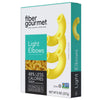 Fiber Gourmet Pasta - Light Elbow Pasta - Low Net Carb Fiber-Rich Low Calorie Healthy Pasta - Made in Italy Kosher Vegan Non-GMO - 8 Oz Pack of 6