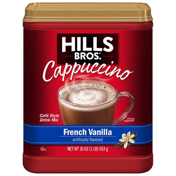 Hills Bros. Flavor Coffee (French Vanilla, 16 Ounce (Pack Of 8)