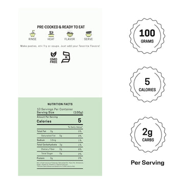 Well Lean Shirataki Konjac Rice - 10 Pack - For Quick Dinner Meals, Ideal For Keto, Paleo, And Low Carb Diets - Ready To Eat, Ri