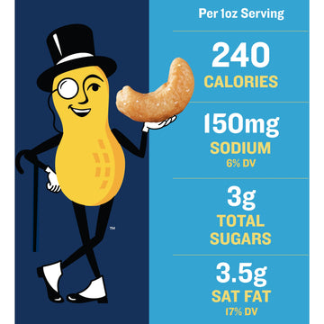 Planters Cashews Salted, Plant-Based Protein, Individually Packed Snacks, Quick Snack For Adults, After School Snack, Roasted Ca