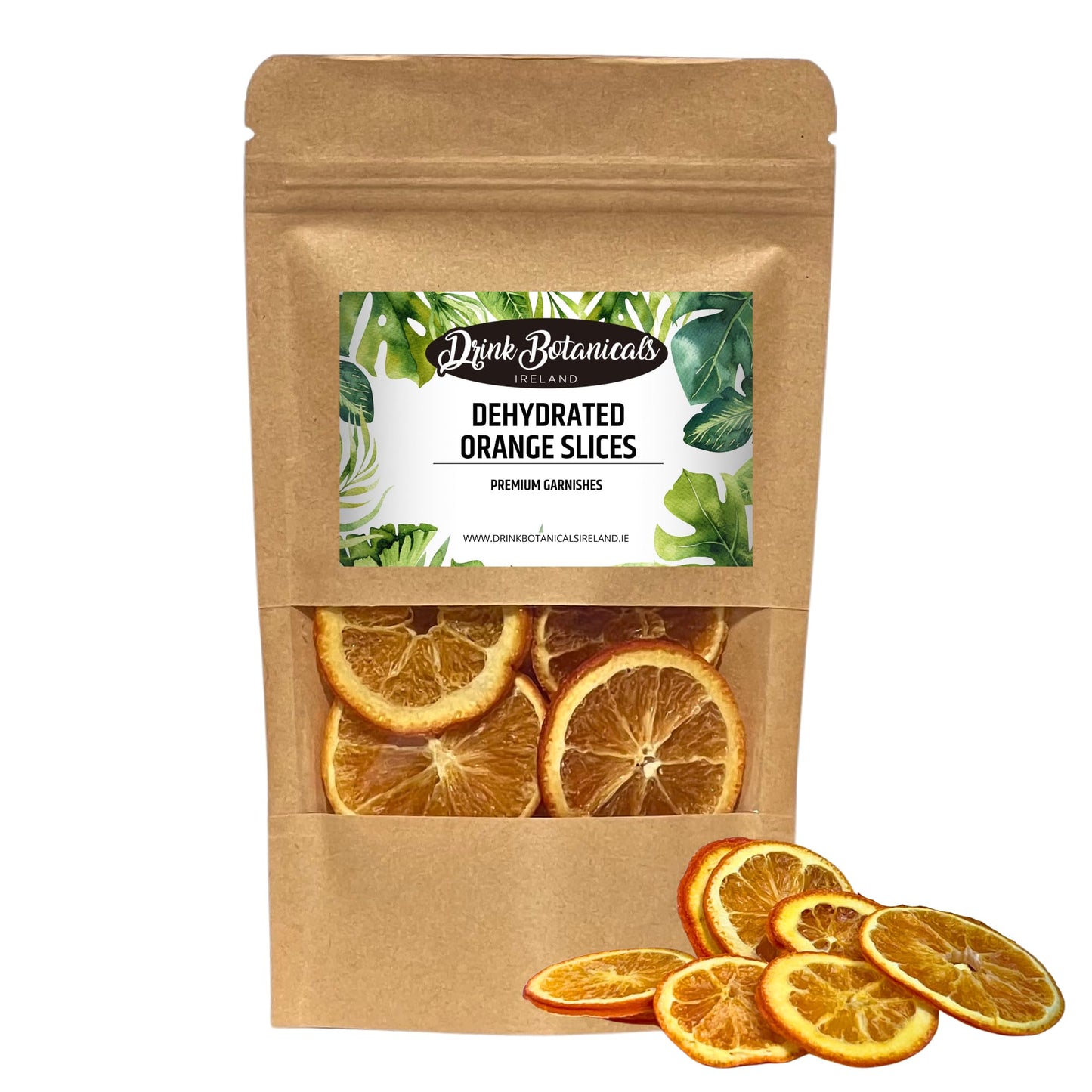 Dehydrated Dried Orange Slices Wheels | Approx 17+ Slices | 100% Natural | Sugar Free | Gluten Free | Dehydrated Orange Wheels For Mixed Flavors Garnishes Deserts | Fruit Slice | 1.76 Oz | 50 Grams