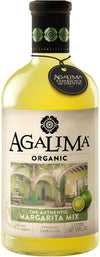 AGALIMA Organic Authentic Margarita Drink Mix, All Natural, 1 Liter (33.81 Fl Oz) Glass Bottle, Individually Boxed