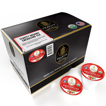 Organic Ashwagandha Tea Pods For Keurig With Ginger, Licorice, Organic Hibiscus Sabdariffa, Rosehip, & Lime - Decaf Herbal Tea -