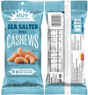 Nut Harvest, Sea Salt Whole Cashews, Value Pack Bundled by SUPERDEALS, 2.25 Oz Bag | Pack of 8 with Mystery Gift