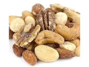 Freshly Roasted Mixed Nuts with Sea Salt (2 Lbs.) - A Delicious Sea Salted Mix of Macadamia Nuts, Cashews, Brazil Nuts, Almonds,