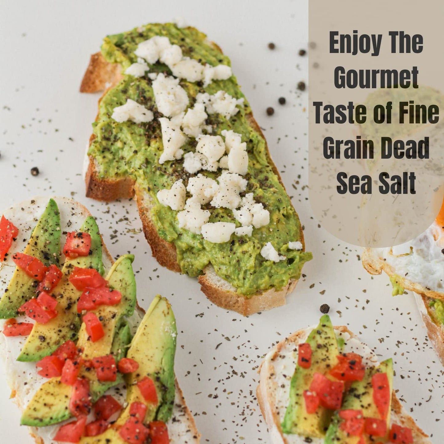 Aromasong Low Sodium Sea Salt 13 Oz. Salt Shaker 100% Natural Fine Grain Dead Sea Potassium Chloride With Dead Sea Salt.