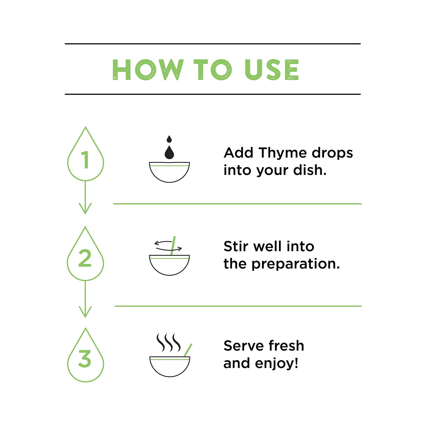 Spice Drop Thyme Extract | 100% Natural | For Soups, Pasta, Spaghetti, Gourmet Dishes | 0.17Oz (180 Drops) | Natural Herb Extract | Authentic Flavor | Vegan | Keto & Paleo Friendly | Non-Gmo | Squeeze, Drop And Stir