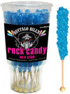 Buffalo Bills Raspberry (Dark Blue) Rock Candy On A Stick (12-Ct Cup Dark Blue Rock Candy Sticks)