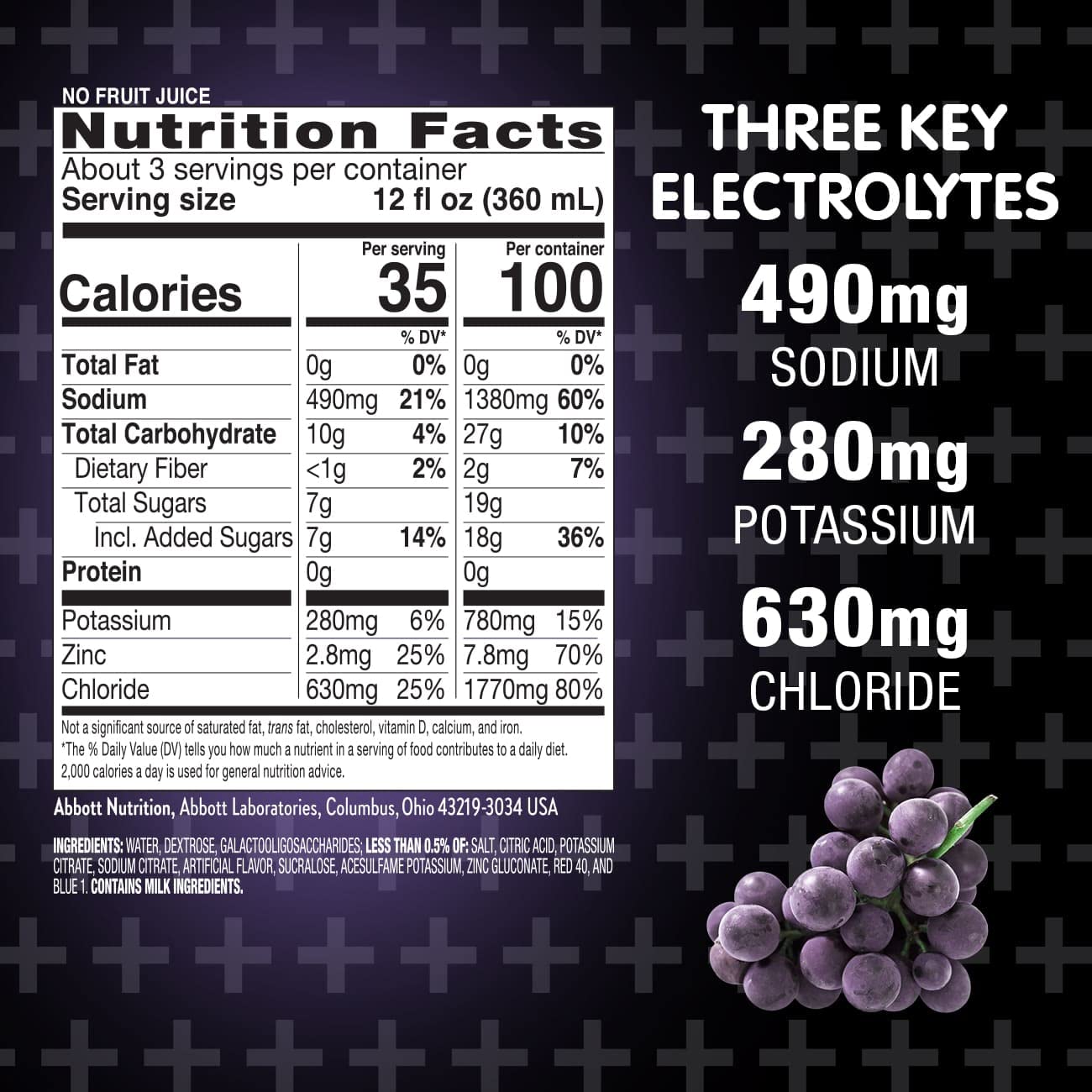 Pedialyte Advancedcare Pedialyte Advancedcare Plus Electrolyte Drink With 33% More Electrolytes And Has Preactiv Prebiotics, Ice