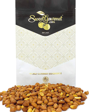 SweetGourmet Spanish Peanuts #1 Roasted & Salted, 1.5Lb