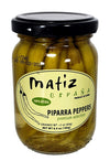 Matiz Piparras Spanish Green Pickled Peppers, 6.4 oz., Red Guindilla Peppers
