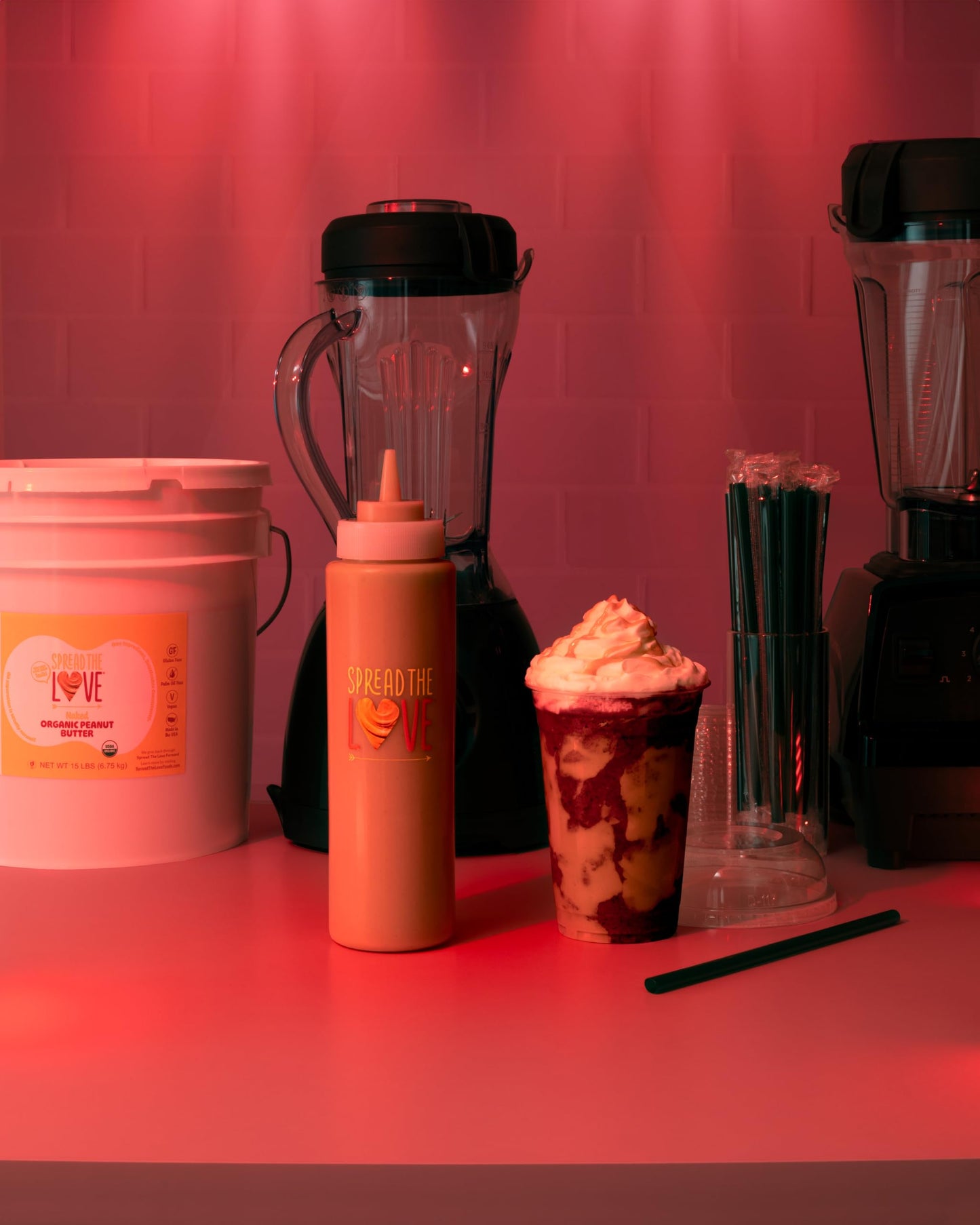 Spread The Love NAKED Organic Peanut Butter (Organic, All Natural, Vegan, Gluten-free, Creamy, Dry-Roasted, No added salt, No ad