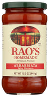 Raos, Arrabbiata Sauce, 15.5 OZ