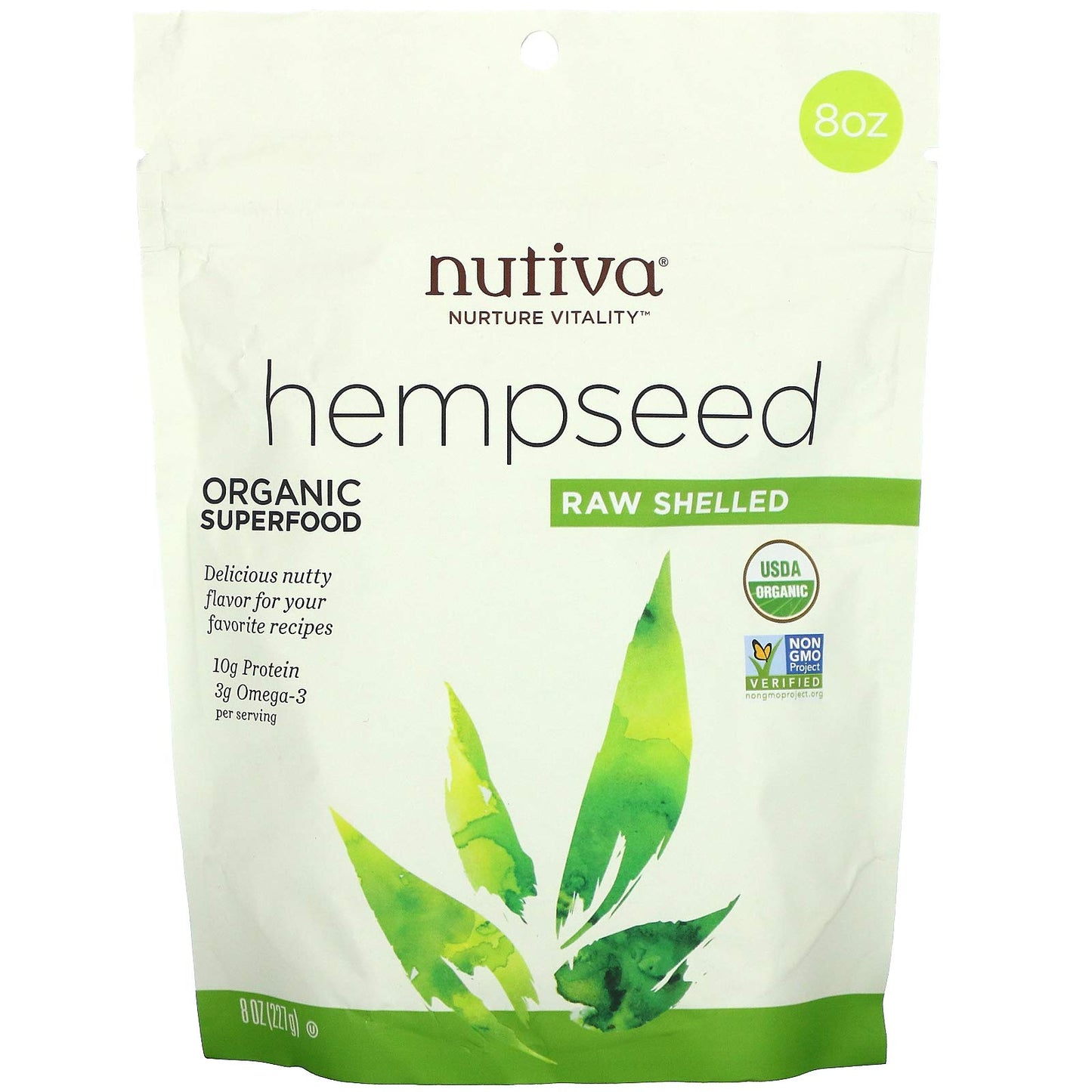 Nutiva Hempseeds, Shelled, Pouch 8.00 OZ