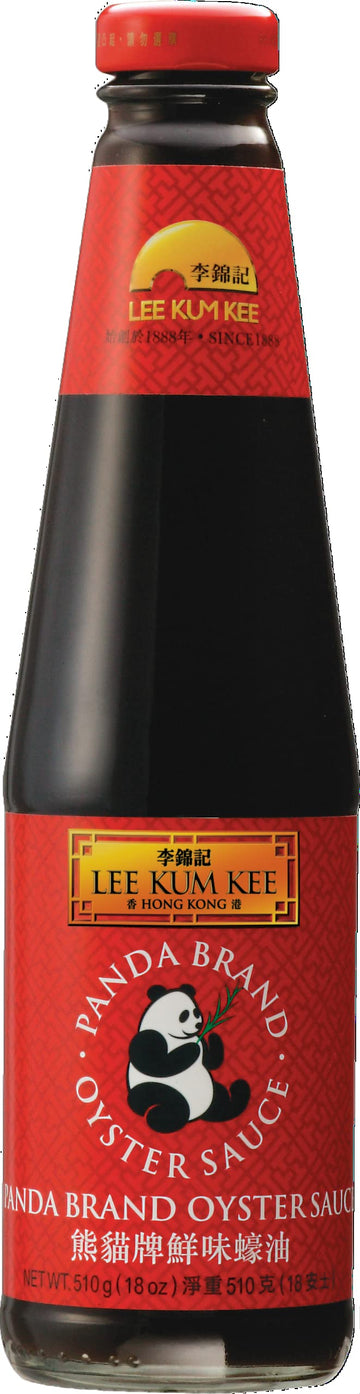 Lee Kum Kee Panda Brand Oyster Sauce For Cooking, Stir-Fries, Marinades, And Dipping Sauces | Oyster Sauce Bottle 18 Oz 510G
