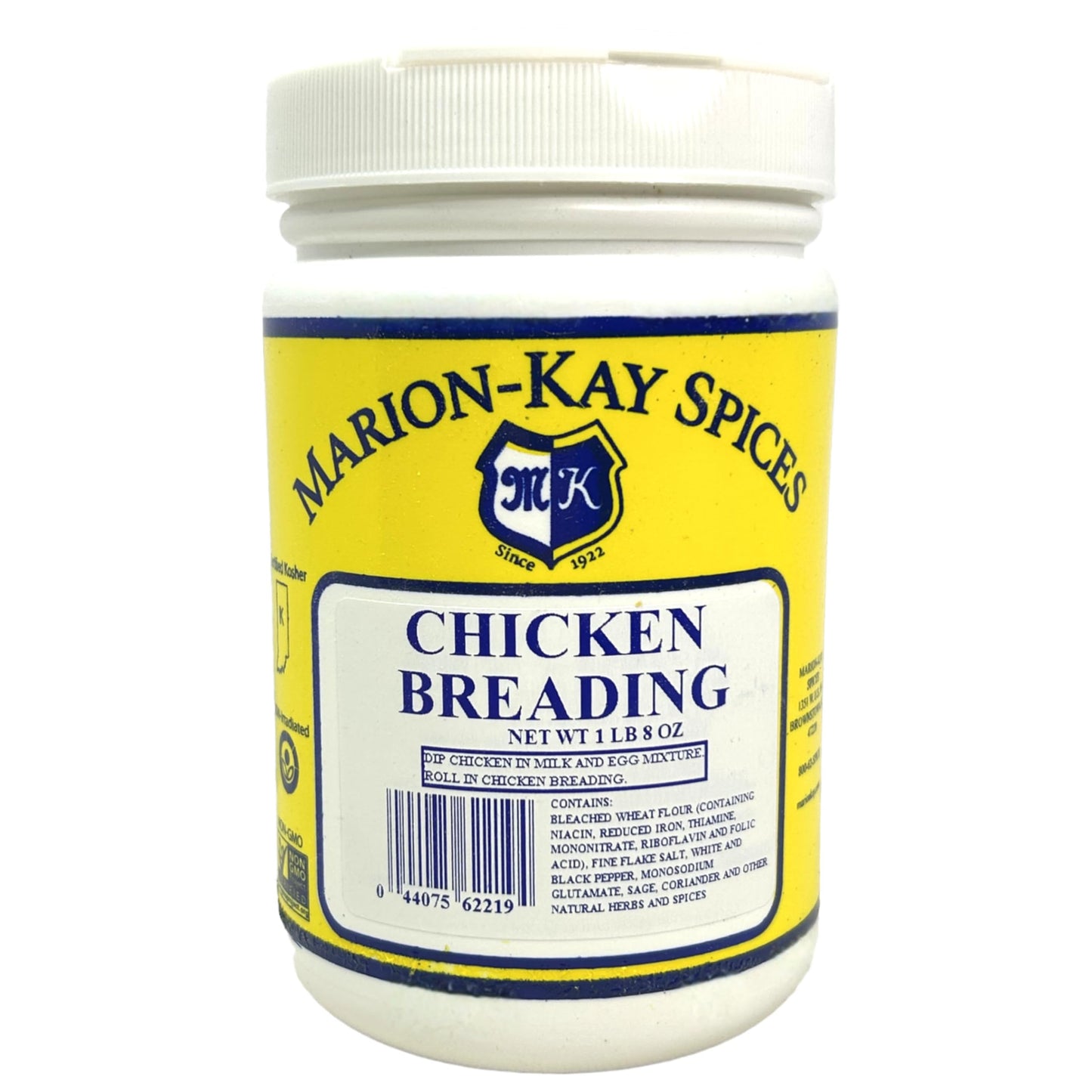 Marion-Kay Spices Chicken Breading Mix Kosher Certified Non-Gmo Non-Irradiated 24 Oz - Made With Our Famous Chicken Seasoning 99-X And A Blend Of Quality Ingredients - Graceful Market