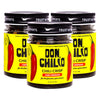 Don Chilio Medium Heat Serrano Mexican Chile Crisp, 5 oz, 3 Pack - Crunchy Sliced Serrano Fried Chili Peppers in Hot Seasoned 10