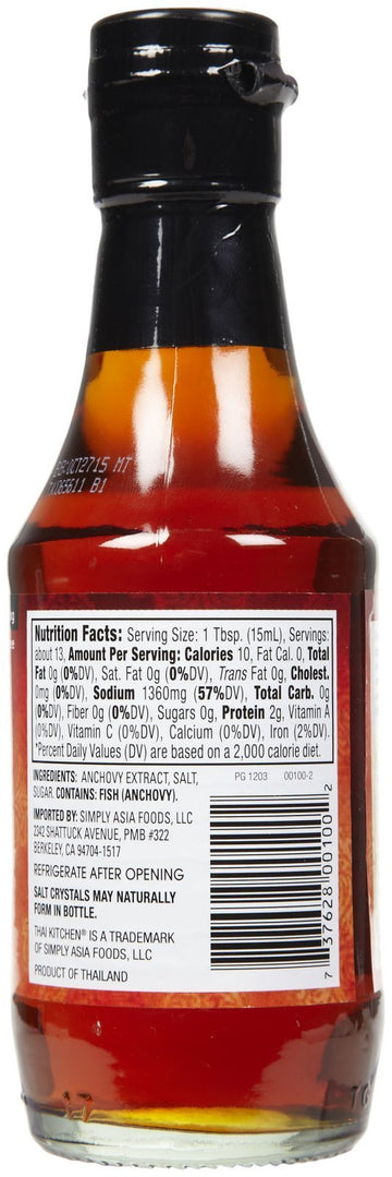 Thai Kitchen Fish Sauce - 6.76 Fl Oz