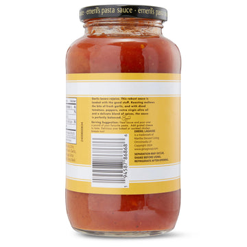 Emeril Lagasse Pasta Sauce 2-Pack - Roasted Garlic - 25 Oz Jar - Gourmet for Pasta, Spaghetti, Pizza & More