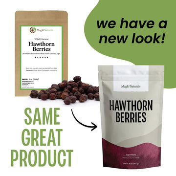 MagJo Hawthorn Berries Whole Dried 16 oz (1 lb)