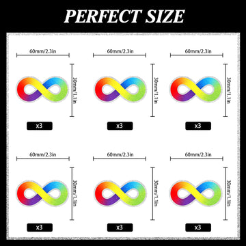 Autism Cupcake Toppers Happy Birthday Neurodiversity 18 Piece Birthday Party Autism Spectrum Awareness Decorations Colorful Aspergers Themed Party Ribbons Jigsaw Puzzle Decorations