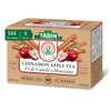 Tadin Cinnamon Apple Herbal Tea, Caffeine Free, 24 Count (Pack of 6), Decaf Tea Bags for Hot Tea