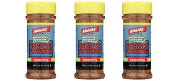 Adam'S Seasonings 3.5-6Oz Container (Pack Of 3) Choose Flavor Below (Burgers Fries & More 5.54Oz)