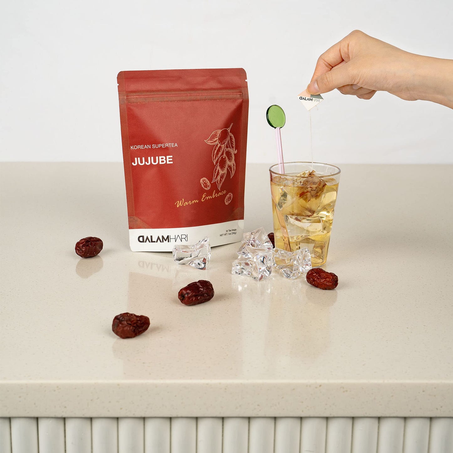 Dalamhari Jujube Tea 30T | Sleepytime Tea Smooth Move Tea Bags Medjool Dates Pitted Dates Date Sugar Free Te Divina Chupa Panza