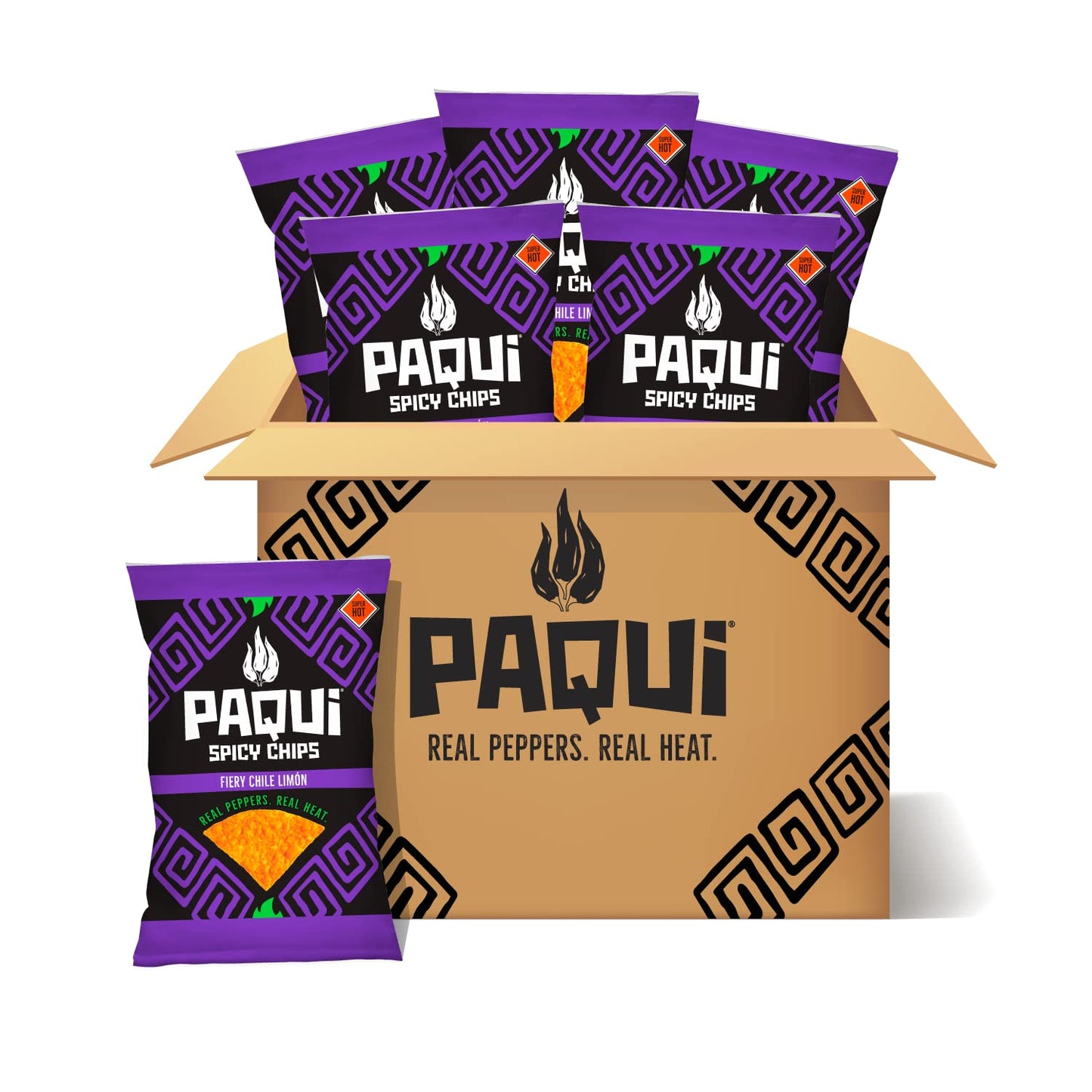 Paqui Chile Limon Chips, 6ct, 2 oz