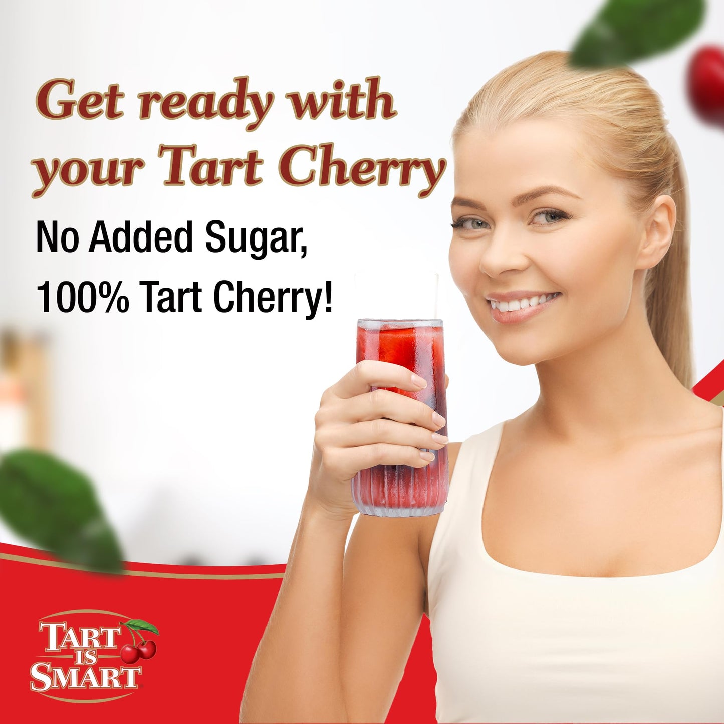 Tart Is Smart Montmorency Tart Cherry Juice Concentrate, Cherry Juice Bottle Beverage, Rich In Antioxidants, Ideal For Muscle Re