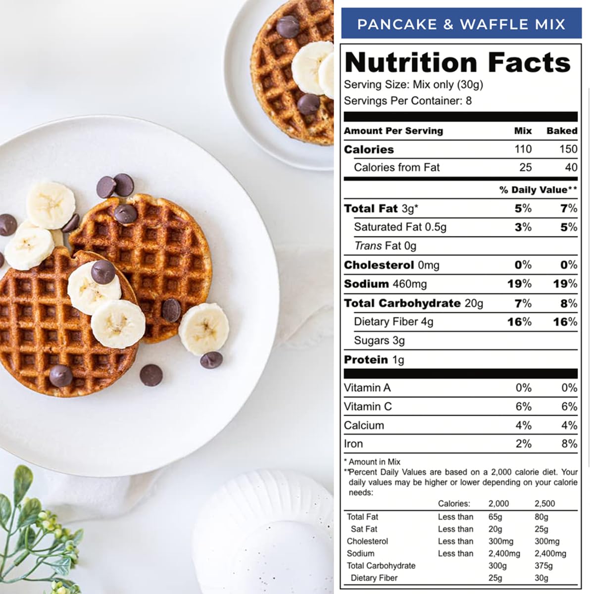 eat G.A.N.G.S.T.E.R Pancake & Waffle Mix | Gluten-Free, Grain-Free, Allergy-Friendly. Easy to Make, Vegan, Great for those with