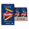 Barilla Penne Pasta Non-GMO - 16 oz Box (Pack of 8) - Made with Durum Wheat Semolina - Kosher Certified