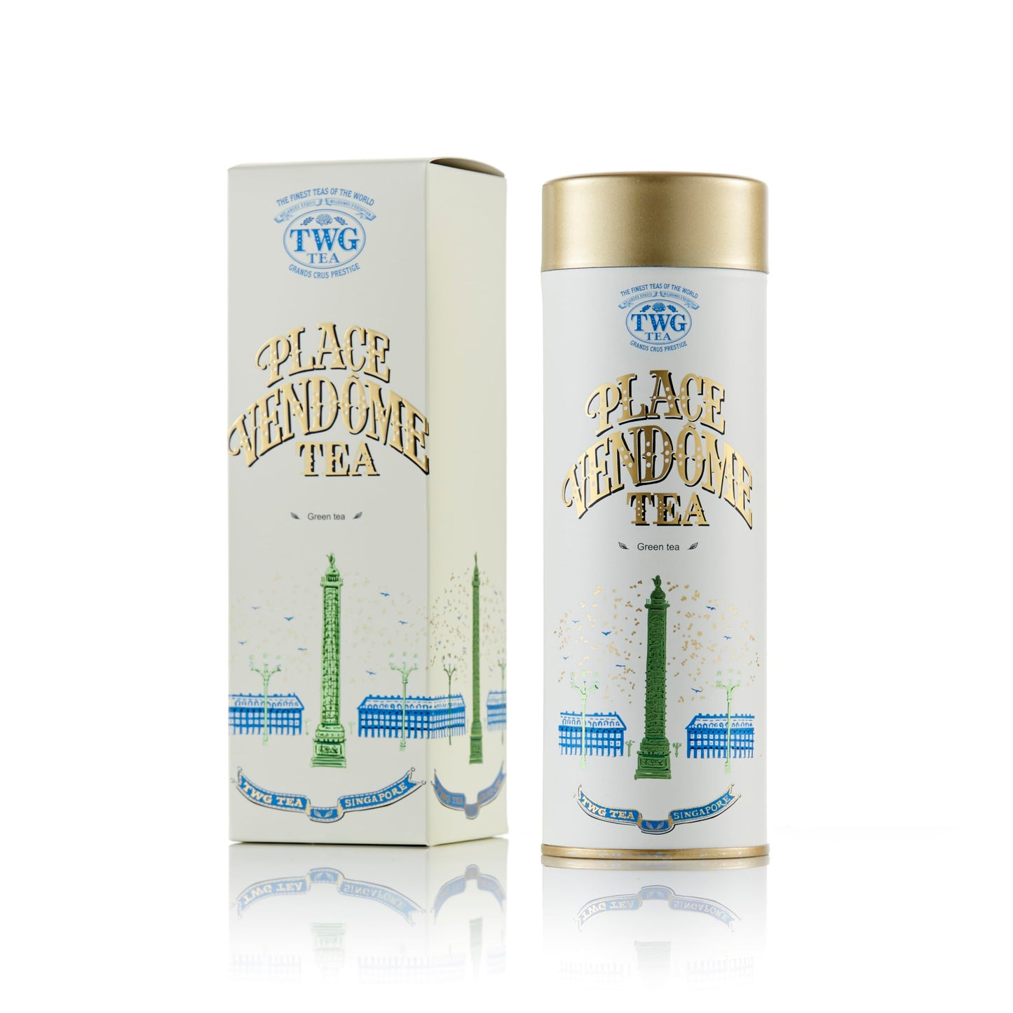 Twg Tea | Place Vendme Tea | Green Tea | Nuts & Tropical Fruits | Haute Couture Tin 100G | Gift Set