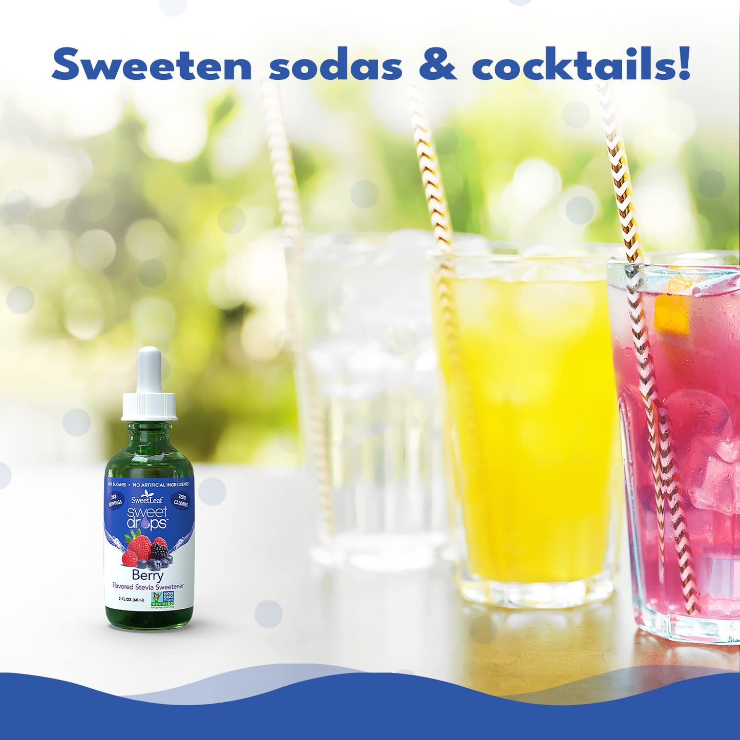 SweetLeaf Stevia Sweet Drops - Liquid Sweetener, Zero Calorie, Non-GMO, 2 Fl Oz (Pack of 2)