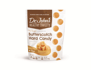 Dr. Johns Sugar Free Candy, Healthy Hard Candy with Zero Sugar, Low Calorie Snacks, Keto Friendly, Vegan, Gluten Free, Buttersco