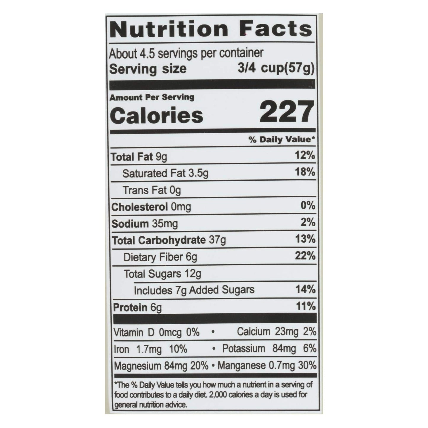 Living Intentions Organic Cacao Crunch Superfood Cereal, 9 Ounce - 6 per case.6