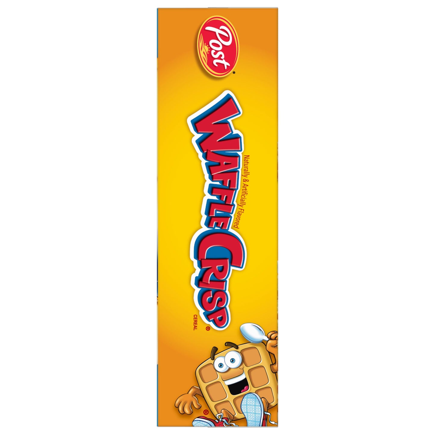 Post Waffle Crisp Breakfast Cereal, Sweetened Waffle Shaped Cereal, 20 OZ Box - Delicious & Crunchy Morning Delight