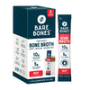 Bare Bones Beef Bone Broth Instant Powdered Mix | Rich Savory Packets on-the-Go No Artificial Flavors | 100% Grass Fed Keto & Pa