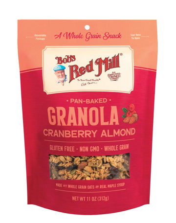 Bob'S Red Mill Cranberry Almond Granola, 11Oz (Pack Of 6) - Non Gmo, Whole Grain, Kosher