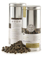 Golden Moon Tea Organic Jasmine Pearls Green Tea - Loose Leaf Dragon Pearls, Premium Grade, Non Gmo - Travel Tin (48 Servings)