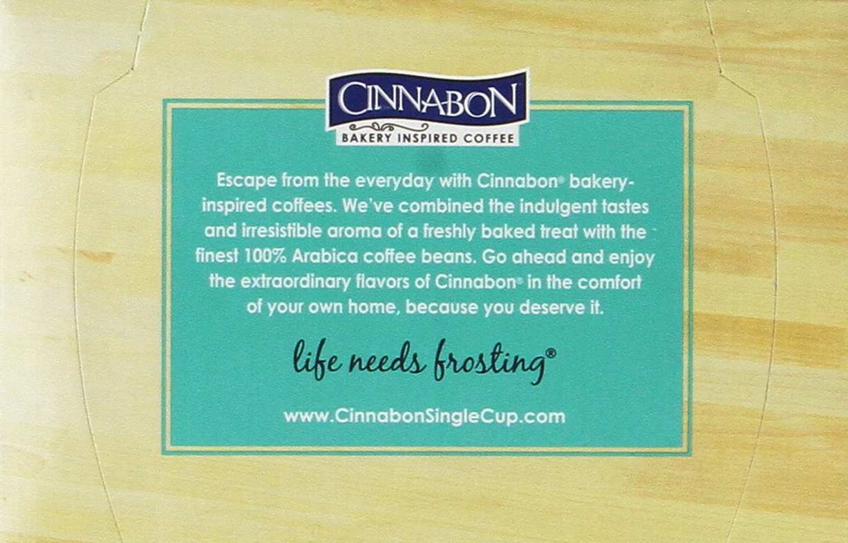 Cinnabon Classic Cinnamon Roll Coffee Keurig K-Cups, 36 Count