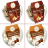 4 Pack Krunchy Melts Original Meringue Cookies | Caramel Delight 4-Pack | 2 Dulce de Leche, 2 Salted Caramel | Only 80-90 Calori